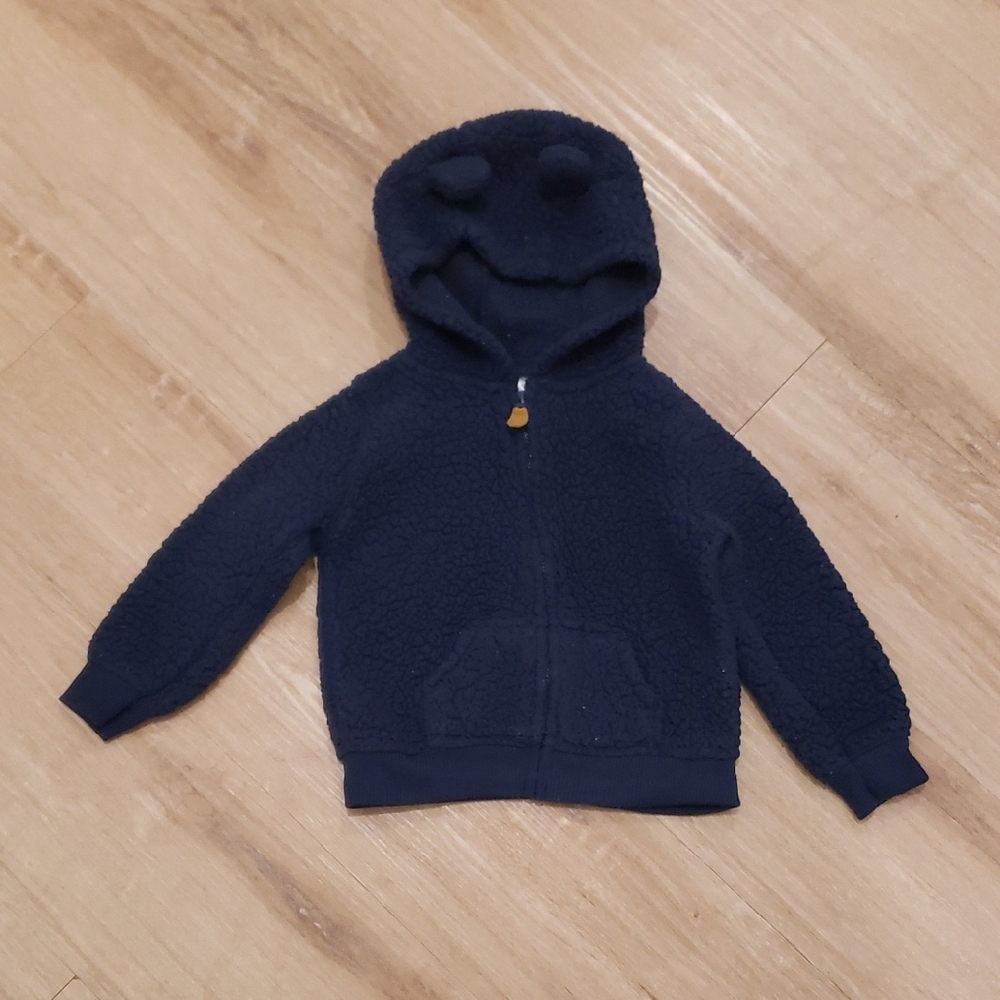 Carter's Navy Fleece Hoodie sz 24 months